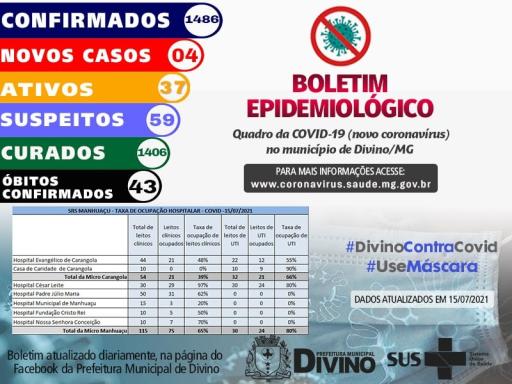 Boletim Informativo 15/07/2021