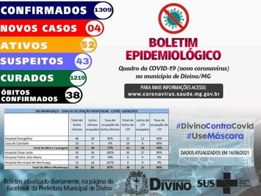 Boletim Informativo 16/06/2021