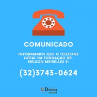 TELEFONE GERAL DA FUNDAÇÃO DR. NELSON MEIRELLES: