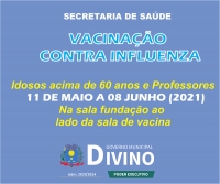 Comunicado:  Vacinação contra Influenza.