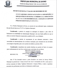 Decreto Municipal Nº 346 - 2021
