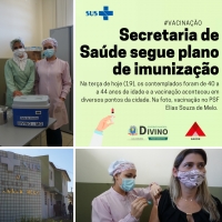Prefeitura Municipal de Divino segue avançando no processo de vacinação contra o vírus da Covid-19!